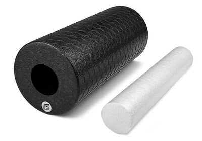 Массажный ролик EasyFit LightWeight 33х14 см с массажером для стоп 33х5 см