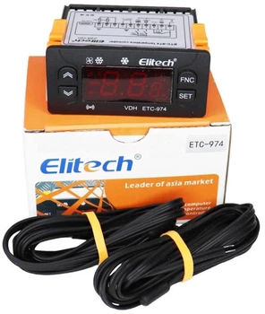 Контролер Elitech ETC 974 термостат 2 датчики