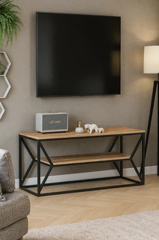 Тумба-стелаж в стиле лофт EcoLoft Аверно DSP-1253