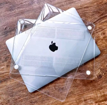 Чохол-накладка CaseFashion для MacBook Pro 13" (2016-2022) прозорий глянець