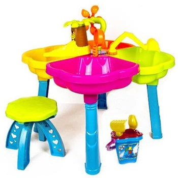 Столик песочный с лодочкой, стульчиком и пасками, 01-122 Kinderway