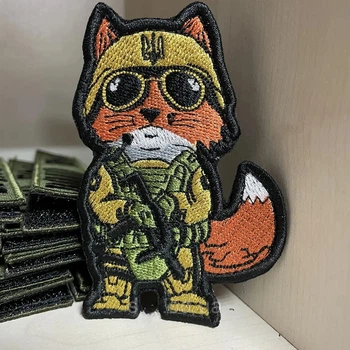 Шеврон "Fox Sniper Multi" Лис снайпер 9 см