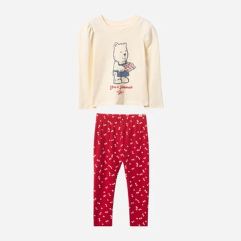 Детская пижама для девочки GAP 798691065 92 см Красный/Молочный (1159844408)