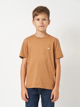 Детская футболка для мальчика Levi`s 8EA100-J62 116 см Коричневая (3666643179915)