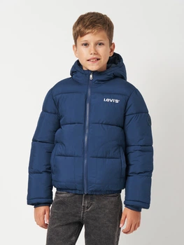 Подростковая зимняя куртка для мальчика Levi`s 9EN633-UF3 134-140 см Синяя (3666643192303)