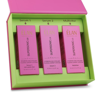 Набор составов для ламинирования ресниц и бровей ELAN SUPERSONIC 2.0 PINK