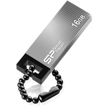 Флеш-накопичувач SiliconPower USB 2.0 Touch 835 16Gb Iron Gray no chain metal (SP016GBUF2835V3T)