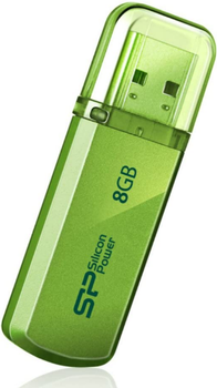 Флеш-накопичувач SiliconPower USB 2.0 Helios 101 8Gb Green (SP008GBUF2101V1N)