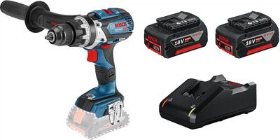 Аккумуляторная ударная дрель-шуруповерт Bosch Professional GSB 18V-110 C з/у, 2 акб 4 Ah (06019G030A+1600A019S0)