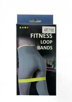 Гумки для фітнесу Loop Bands 5 штук із чохлом у комплекті