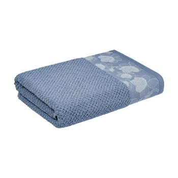 Полотенце махровое Home Line Адель 187629 430 г/м2 70*130 см синее