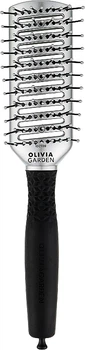 Тунельна щітка для волосся - Olivia Garden Essential Style Tunnel Nylon Silver (1312371-28151044)