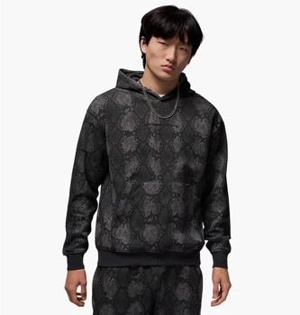 Кофта мужская Air Jordan Sprt Flc Aop Grey Черный M (HF9894-010)