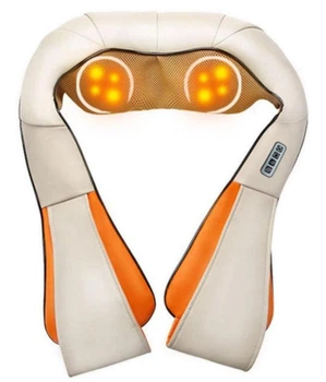 Універсальний роликовий масажер для спини, шиї і плечей Massager of Neck Kneading з ІЧ-прогріванням електричний