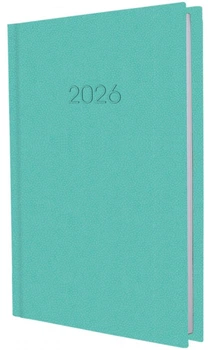 Ежедневник датированный Economix 2026 А5 Confetti Бирюзовый (E21613-21)