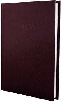 Ежедневник датированный Economix 2026 А5 Стиль Бордовый (E21636-18)