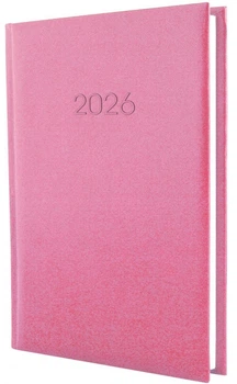 Щоденник датований Economix 2026 А5 Principe Рожевий (E21690-09)