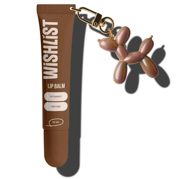 Бальзам блеск для губ Espresso noir Wishlist lip gloss balm, 10 мл + игрушка брелок WL-03-983