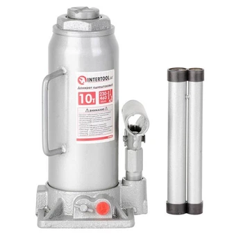 Домкрат столбик одноштоковий 10т INTERTOOL GT0025