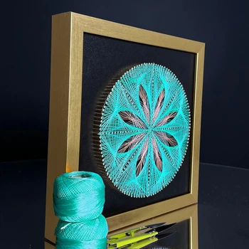Набір для творчості та рукоділля String Art «Flower Dreams 30х30» EX-062 Art Millennium