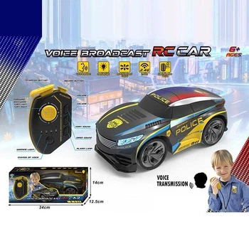Машина на радіокеруванні R 251 S гумові шини, вбудований акум. 3.7V, USB-кабель, пульт 2.4 GHz, звуки, підсвічування, запис та відтворення голосу