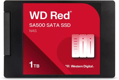 SSD диск Western Digital Red SA500 1TB 2.5" SATAIII 3D NAND (WDS100T1R0A-68A4W0)