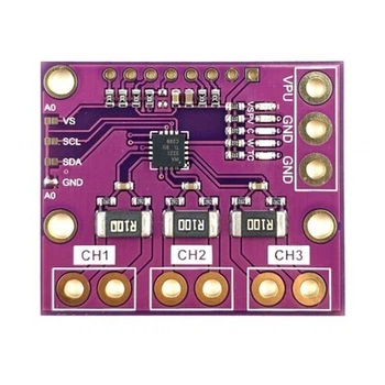 Датчик напряжения/тока/мощности I2C, 3 канала, INA3221
