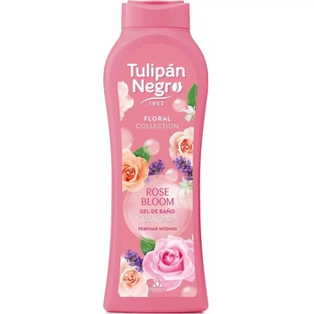 Парфюмерный гель для душа Tulipan Negro Floral Collection Bath And Shower Gel - Цветок розы, 650 мл