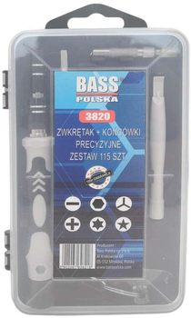Zestaw narzędzi Bass Polska 115 elementów (5902067628218)