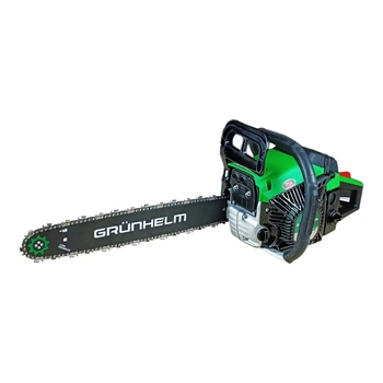 Пила цепная бензиновая Grunhelm GS-4500MG 3.1 кВт зеленая