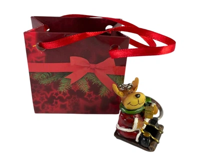 Брелок "Christmas Figurine" олень 4х2см