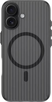 Панель 4smarts Design Case Aero для Apple iPhone 17 Transparent/Black (4252011912537)