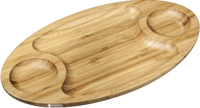 Дошка сервірувальна Wilmax Bamboo овальна 40.5х23 см (WL-771040)