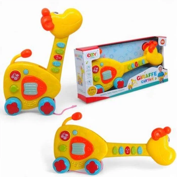 Гитара-каталка "Жираф" музыка, свет OBY TOYS (254151)
