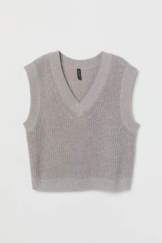 Жіночий жилет H&M 209324-4 L(175/104) сірий (2093240005)