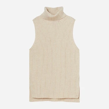Жіночий жилет H&M 718085-4 L(175/104) бежевий (2000004999803)