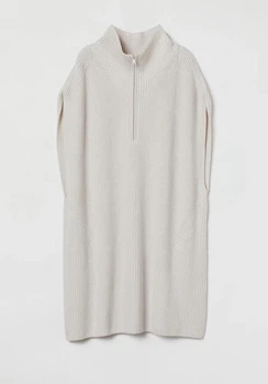 Жіночий жилет H&M 718097-4 S(165/88) бежевий (2000004999940)