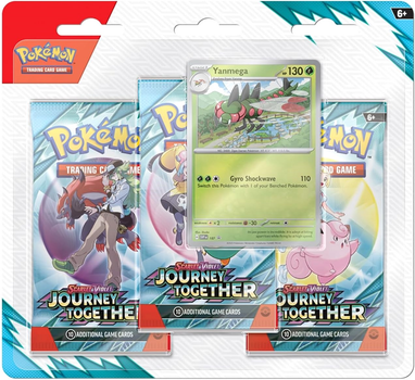 Kolekcjonerska gra karciana Pokemon: Scarlet & Violet - Journey Together - 3 Pack Blister (196214108363)
