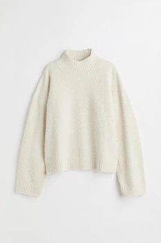 Жіночий светр H&M 207705-2 L(175/104) бежевий (2077050005)