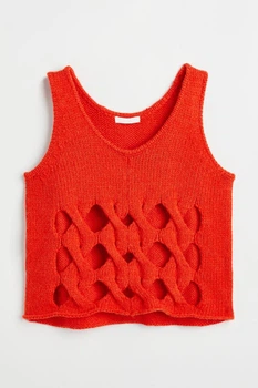 Жіночий жилет H&M 206111-4 S(160/88) червоний (2061110003)