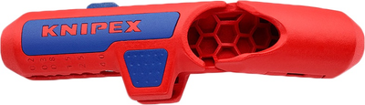 Універсальний інструмент Knipex ErgoStrip для зняття ізоляції дроту для лівої руки (16 95 02 SB)