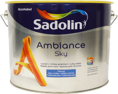 Farba Sadolin Ambiance Sky do sufitu głęboko matowa Biała 10 l (5329426)