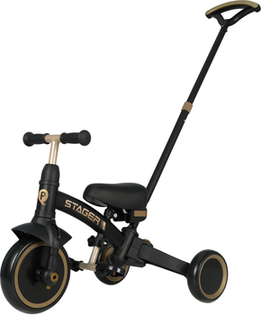 Велосипед-біговел Qplay Stager 3 в 1 з ручкою Black (T80STAGERBlack)