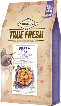 Sucha karma dla kotów Carnilove True Fresh Cat Ryba 4.8 kg (8595602561438)