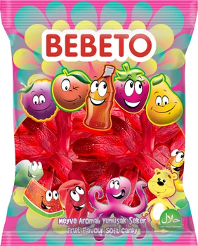 Жувальні цукерки Bebeto Язик 1 кг (8690146047940)