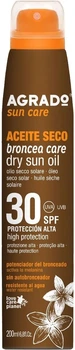 Олія-спрей для засмаги Agrado SPF30 водостійка 200 мл (8433295096113)