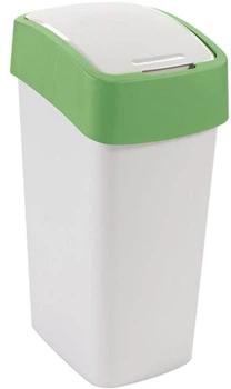 Pojemnik na śmieci Curver z klapką zielony 50 l (02172) (3253922172035)