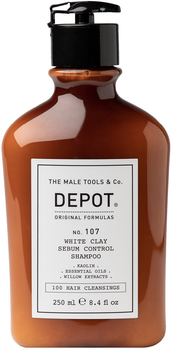 Szampon do włosów Depot 107 White Clay Sebum Control dla mężczyzn 250 ml (8032274086956)