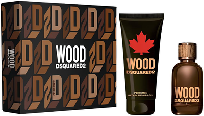 Набір для чоловіків DSquared2 Wood Туалетна вода 100 мл + Гель для душу 150 мл (8011003873807)