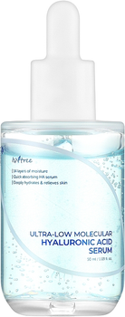 Сироватка для обличчя IsnTree Ultra-Low Molecular Hyaluronic Acid зволожувальна 50 мл (8809800940644)